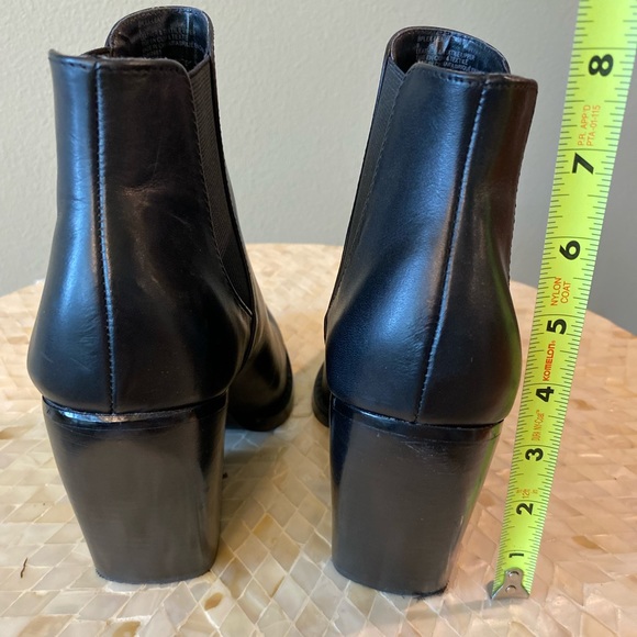 B.P. black leather & textile upper ankle boots - Picture 2 of 6